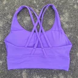 Solid Color Fitness Women Sport Bra Gym Yoga Bra Athletic Cross Tight Top Workout Underwear Chest Pad High Quality Shockproof