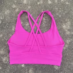 Solid Color Fitness Women Sport Bra Gym Yoga Bra Athletic Cross Tight Top Workout Underwear Chest Pad High Quality Shockproof