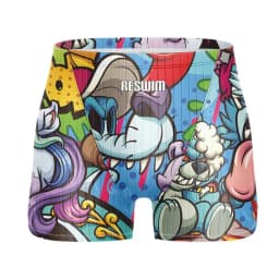 2026 Men's Swim Jammers Swimsuit Shorts Athletic Training Short Swimwear Swimming Trunks Summer Quick Dry Swim Surf Diving Pants