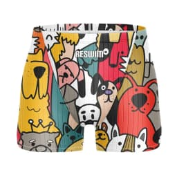2026 Men's Swim Jammers Swimsuit Shorts Athletic Training Short Swimwear Swimming Trunks Summer Quick Dry Swim Surf Diving Pants