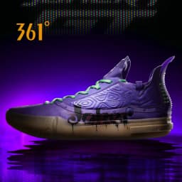 361 Degrees Joker 1 GT Men Basketball Shoes New Trendy Leather Breathable Shock-Absorbing Wear-resistant Male Sneakers 672511103