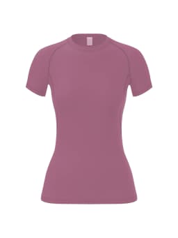 Women's Compression Shirt, Short-Sleeved Sports Yoga Running T-Shirt Summer Gym Workout Quick-Drying Stretch T-Shirt, Clothing