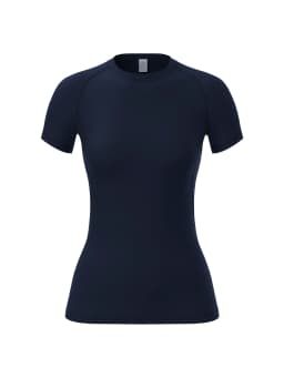 Women's Compression Shirt, Short-Sleeved Sports Yoga Running T-Shirt Summer Gym Workout Quick-Drying Stretch T-Shirt, Clothing