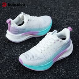 Baasploa Women Carbon Plate Running Shoes Outdoor Professional Cushioning Jogging Sneakers Female Casual Breathable Sports Shoes
