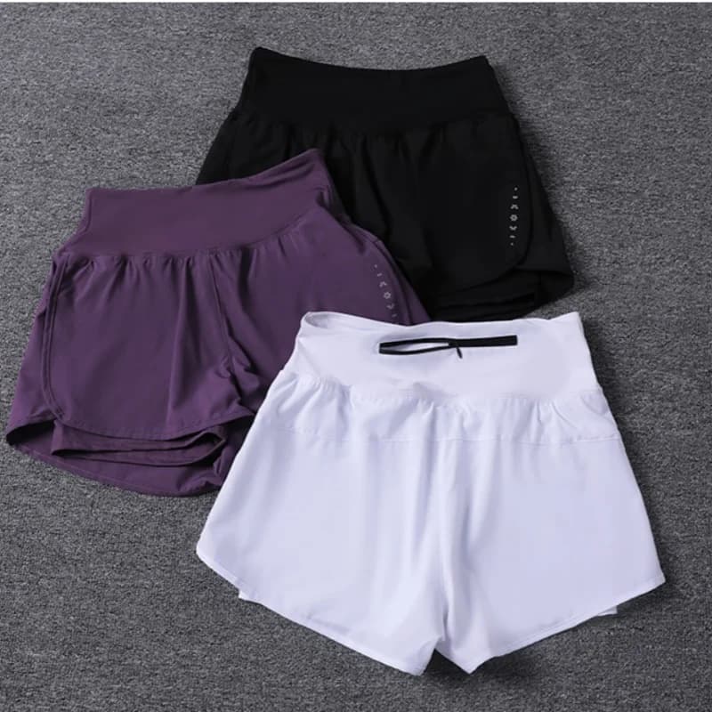 Women's anti-transparent yoga pants with pockets for summer running, quick-drying, breathable for jumping and fitness pants