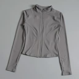 Gym Fitness Zip up Training Running Workout Yoga Cropped Track Sport Jackets for Women