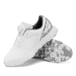 White Golf Shoes Men Women Waterproof Golf Sneakers Non-slip Spikeless Golf Trainers Leather Outdoor Sports Leather Golf Shoes
