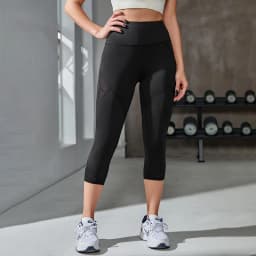 Mesh High Waist Yoga Pants Capri Leggings for Women Tummy Control Workout Capri Leggings for Women