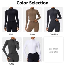 Hearuisavy Summer Ultra-Soft Fabrics Tight Sports Jackets Women Zipper Gym Yoga Clothes Female Quick-Dry Long Sleeve Sportswear