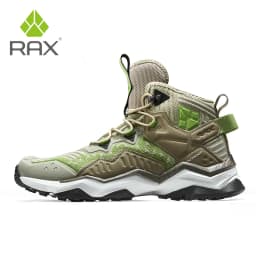 RAX Men Hiking Shoes winter Waterproof Outdoor Sneaker Men Leather Trekking Boots Trail Camping Climbing Hunting Sneakers Women