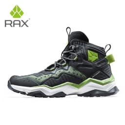 RAX Men Hiking Shoes winter Waterproof Outdoor Sneaker Men Leather Trekking Boots Trail Camping Climbing Hunting Sneakers Women