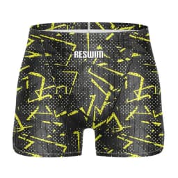 New Men's Swim Jammer Swimsuit Shorts Swimming Trunks Athletic Training Swimwear Man Endurance Beach Tights Swimsuit Size 6XL
