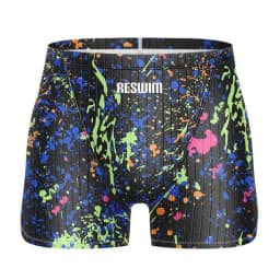 New Men's Swim Jammer Swimsuit Shorts Swimming Trunks Athletic Training Swimwear Man Endurance Beach Tights Swimsuit Size 6XL