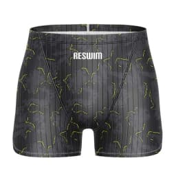 New Men's Swim Jammer Swimsuit Shorts Swimming Trunks Athletic Training Swimwear Man Endurance Beach Tights Swimsuit Size 6XL