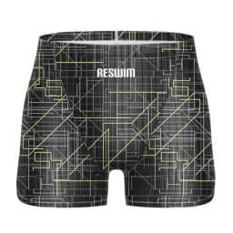 New Men's Swim Jammer Swimsuit Shorts Swimming Trunks Athletic Training Swimwear Man Endurance Beach Tights Swimsuit Size 6XL