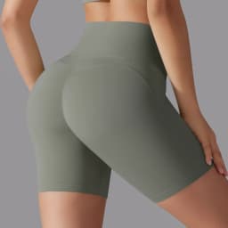 Yoga Short Tummy Control Butt Lifting Gym Shorts Workout Gym Shorts Fitness High Waist Quick Drying Cycling Workout Gym Shorts