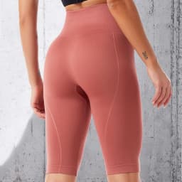 PofyBofy Widen Waistband High Waist Seamless Stretchy Butt Lifter Slim Knee-length Leggings  Fitness Yoga Women Sportwear Pant