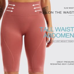 PofyBofy Widen Waistband High Waist Seamless Stretchy Butt Lifter Slim Knee-length Leggings  Fitness Yoga Women Sportwear Pant