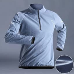 Quick Drying Fitness T-Shirt Casual Jacket Men Outdoor Running Sport Tracksuit Waterproof Windproof Windbreaker Workout Clothing
