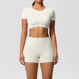 Workout Sportswear 2Pcs Piece Female Women Active Wear Sports Tank Top Women Gym Workout Leggins Booty Bum Leggins