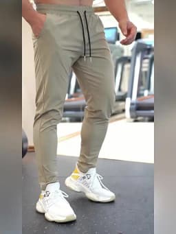 Ice Silk Sweatpants Men's Summer Ultra-thin Cooling Dry Fit Sports Pants Running Breathable Trousers Casual Fitness Leg