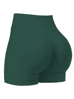 Seamless Hip Hugging Fitness Shorts, Internet Famous Sports Three Part Pants, High Waisted and High Stretch Peach Hip Pants for