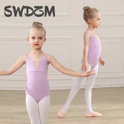 Girls Ballet Leotards for Kids Child Dance Bodysuits Gymnastics Leotard Sleeveless Students Ballet Dancing Costumes Dancewear
