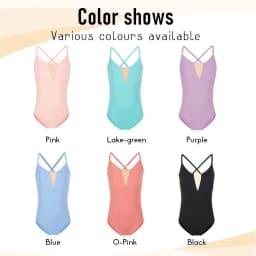 Girls Ballet Leotards for Kids Child Dance Bodysuits Gymnastics Leotard Sleeveless Students Ballet Dancing Costumes Dancewear