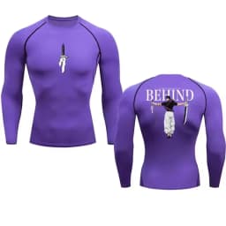 Anime Compression Shirt Men Print Breathable Football Fitness Tight Sportswear Althletic Quick Dry Rash Guard Gym Riding Tops