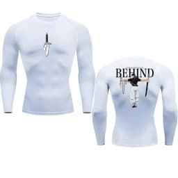 Anime Compression Shirt Men Print Breathable Football Fitness Tight Sportswear Althletic Quick Dry Rash Guard Gym Riding Tops
