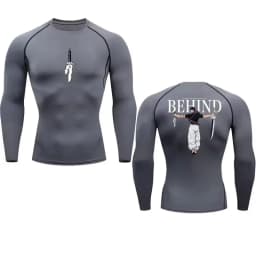 Anime Compression Shirt Men Print Breathable Football Fitness Tight Sportswear Althletic Quick Dry Rash Guard Gym Riding Tops