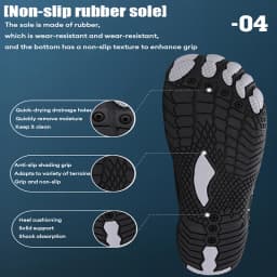 Men's Water Sneakers Swimming Beach Quick-Dry Wading Footwear Outdoor Upstream Shoes Breathable Barefoot Shoes Size 36-47