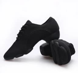 SETA 34-46 Men Adult Latin Dance Shoes Teacher Soft Shoes Teacher Dance Shoe Oxford Latin Shoes Female Fabric Heel 3cm