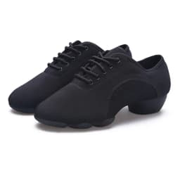 SETA 34-46 Men Adult Latin Dance Shoes Teacher Soft Shoes Teacher Dance Shoe Oxford Latin Shoes Female Fabric Heel 3cm
