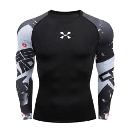 Cody Lundin Men's Compression Gym Wear Swim T Shirt Wholesale Men Gym Wear Slim Fit Rash Guard Compression T Shirt