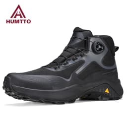 HUMTTO Winter Outdoor Water Resistance Hiking Shoes Men's 2025 Anti Slip Mountain Climbing High Top Luxury Casual Trekking Boots
