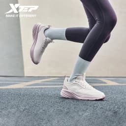 Xtep Running Shoe for Women Support Yu Yi Fw Cushioning Shock WaterProof Stability Durability Breathable Sneakers 875418110055