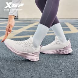 Xtep Running Shoe for Women Support Yu Yi Fw Cushioning Shock WaterProof Stability Durability Breathable Sneakers 875418110055