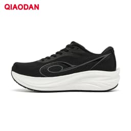 QIAODAN LH600 Running Shoes Man 2025 Cushion Breathable Lightweight Sneakers Thick-soled Anti-slip Training Shoes QXB023253213R
