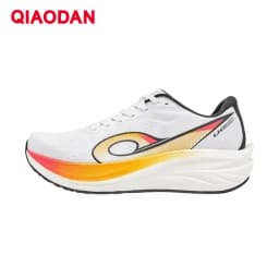 QIAODAN LH600 Running Shoes Man 2025 Cushion Breathable Lightweight Sneakers Thick-soled Anti-slip Training Shoes QXB023253213R