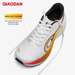 QIAODAN LH600 Running Shoes Man 2025 Cushion Breathable Lightweight Sneakers Thick-soled Anti-slip Training Shoes QXB023253213R