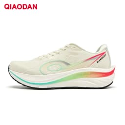 QIAODAN LH600 Running Shoes Man 2025 Cushion Breathable Lightweight Sneakers Thick-soled Anti-slip Training Shoes QXB023253213R