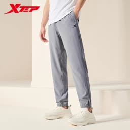 Xtep Woven Track Pants For Men Summer Normcore Men's Sweatpants Everyday Commute Comfortable Outdoor Bottoms 876229980167