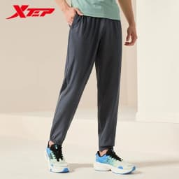 Xtep Woven Track Pants For Men Summer Normcore Men's Sweatpants Everyday Commute Comfortable Outdoor Bottoms 876229980167