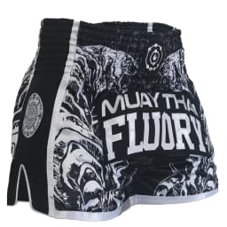 FLUORY Muay Thai Shorts Free  Combat Mixed Martial Arts Boxing Training Match Pants Men and Women