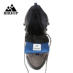 HIKEUP New Men‘s Hiking Shoes Leather Outdoor Sneakers for Men Trekking Boots Male Camping Hunting Mens Tactical Ankle Boots
