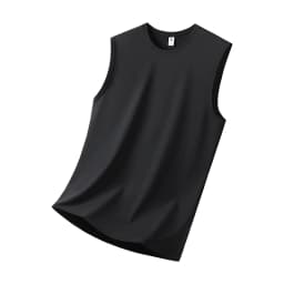 Summer Ice Silk High Elastic Men's Sports and Leisure T-shirt Comfortable Breathable Sweat-absorbing Quick Drying Top