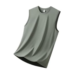 Summer Ice Silk High Elastic Men's Sports and Leisure T-shirt Comfortable Breathable Sweat-absorbing Quick Drying Top