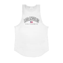 Mens Bodybuilding Tank Tops Casual Sleeveless Fitness Muscle Shirt Gym Sport Vests Summer Cotton Breathable Cool Loose Clothing