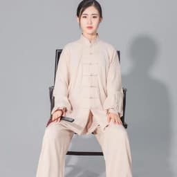 Women's Men's Soft Cotton Tai Chi Suit Kung Fu Wushu Martial Arts Uniform Wing Chun Jacket Pants